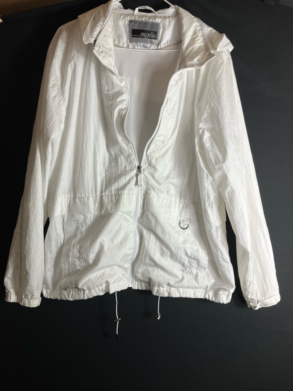 White Lightweight Utility Jacket - Women's